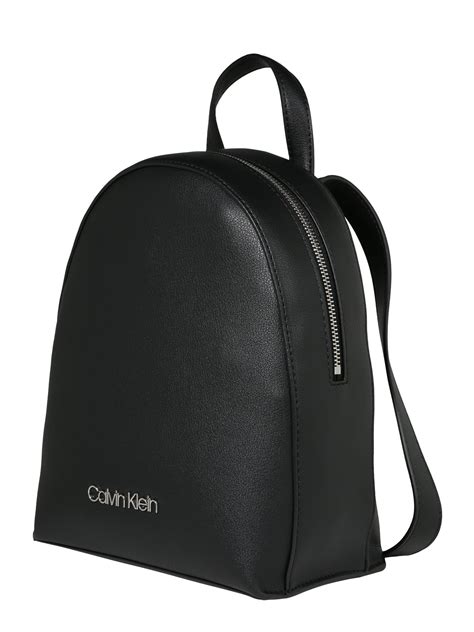 calvin klein rucksack damen schwarz gold